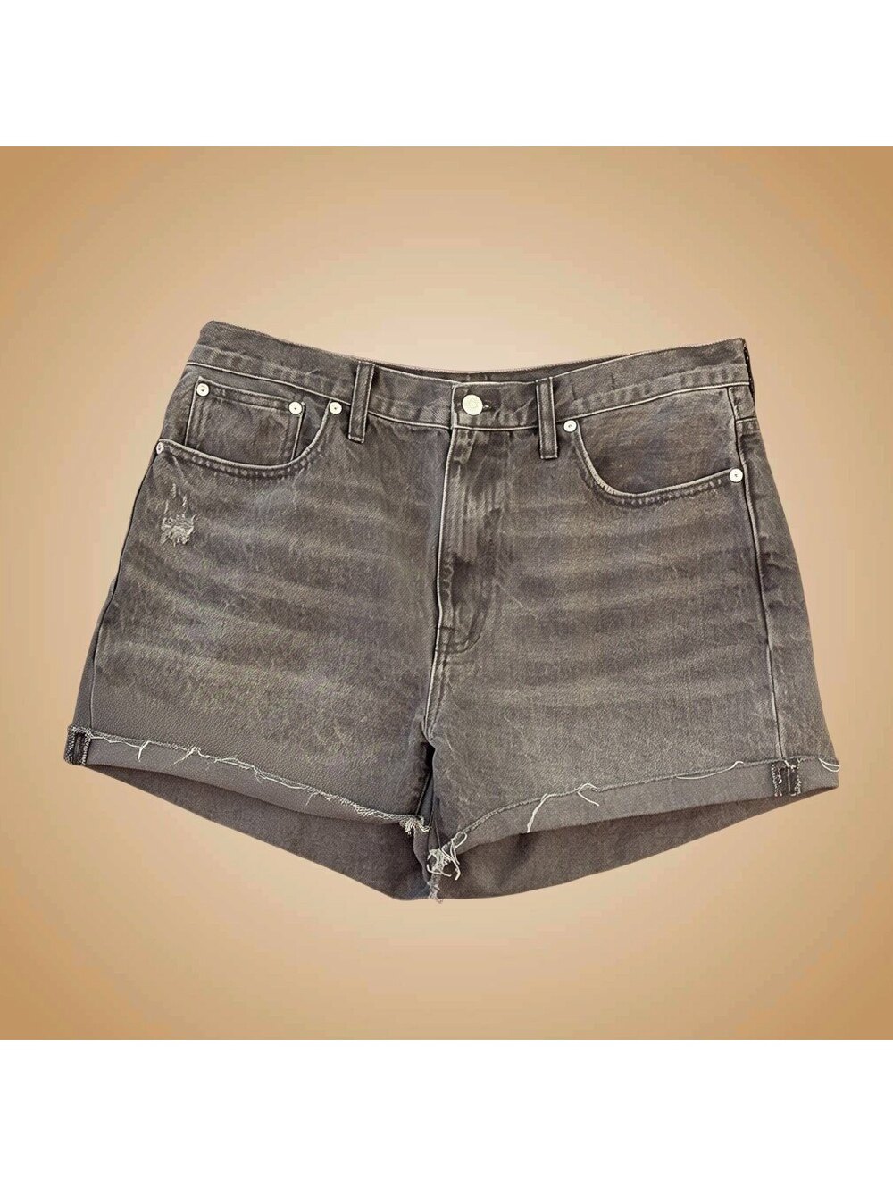 Madewell Relaxed Mid Length Denim Shorts | 32